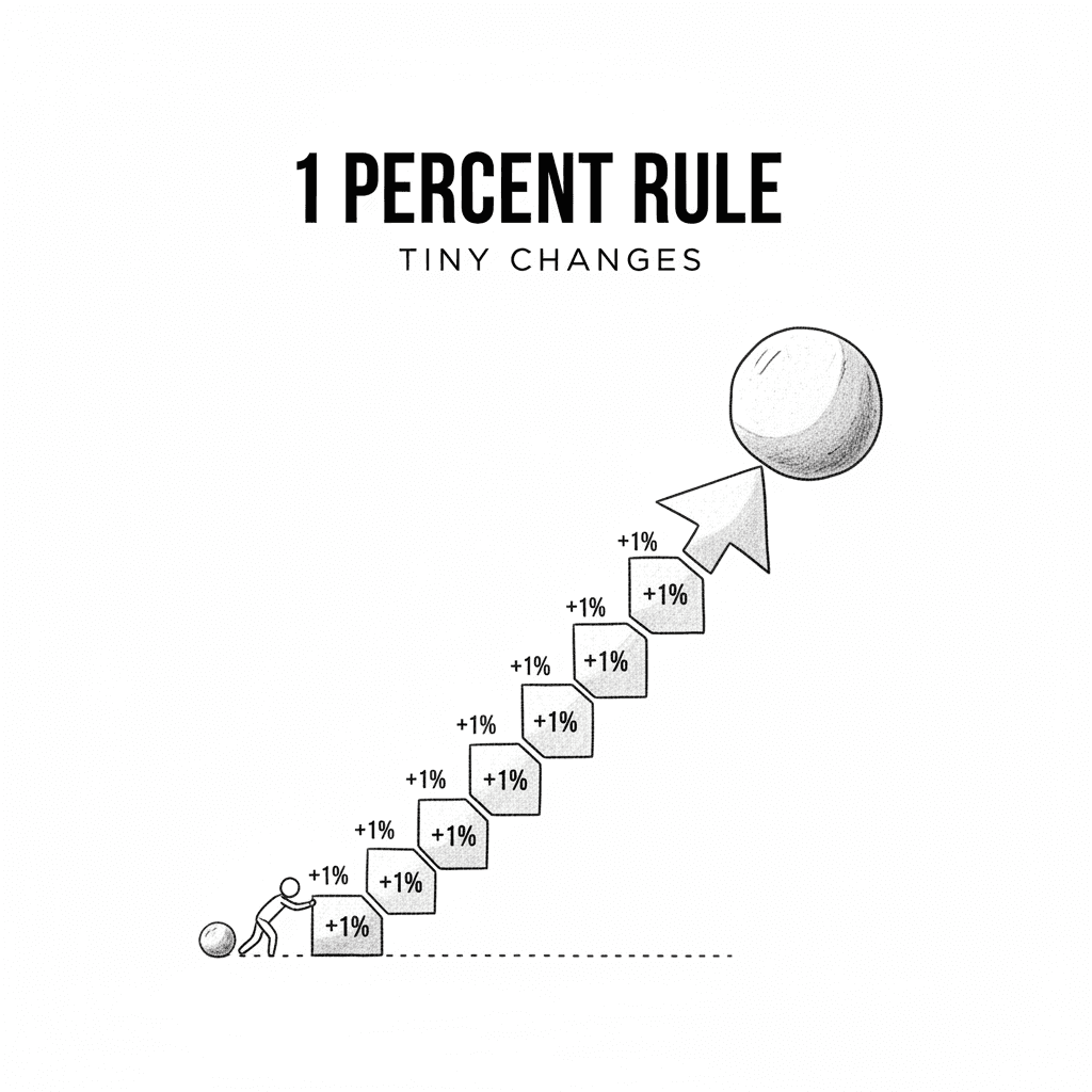 The 1% Rule and Tiny Changes
